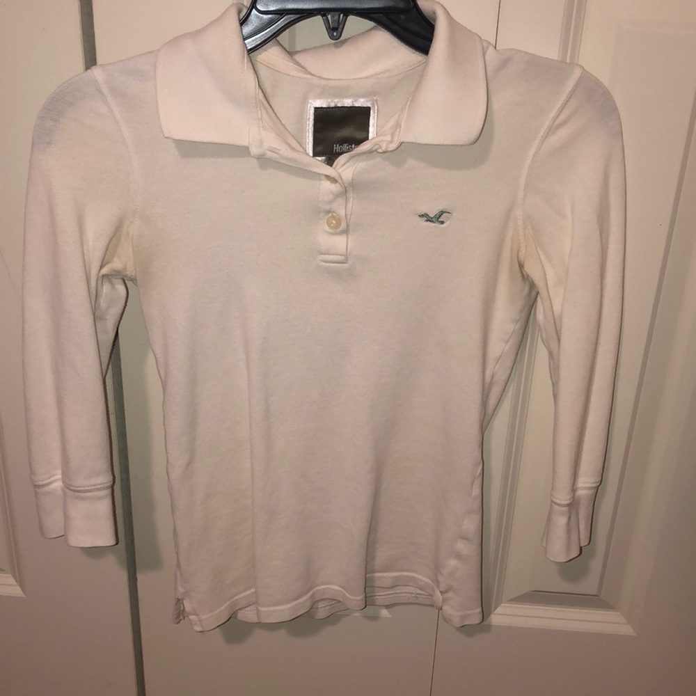 Hollister Quarter Sleeve Polo
